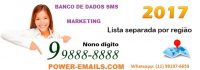 banco de dados sms power emails marketing 2017